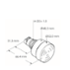 Buzzer son continu 80dB IP65 encastrable