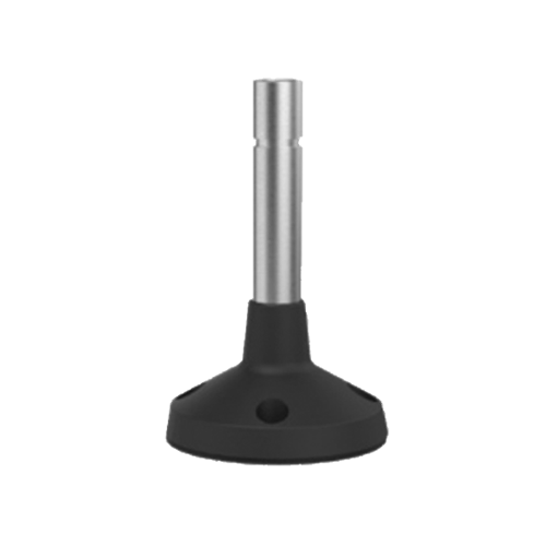 Support tube 100 mm avec pied pour colonne lumineuse BR50 Ø54 mm