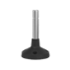 Support tube 100 mm avec pied pour colonne lumineuse BR50 Ø54 mm