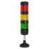 Support tube 100 mm avec pied pour colonne lumineuse BR50 Ø54 mm