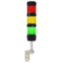 Tube with thread and bracket- 100mm