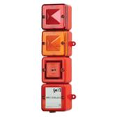 Pre-cabled housing siren & 2 lights