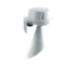 Avertisseur trompe compact 100dB IP65 avec équerre fixation
