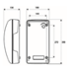 Reinforced VoIP phone with door Cast Aluminium