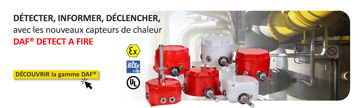 Détecteurs de chaleur D-A-F® ATEX