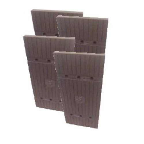 Plaques 1000 x 440 x 40 mm Lot de 4 plaques Noires