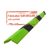 Amortisseur de chocs en mousse Amortiflex® A101 vert noir projet