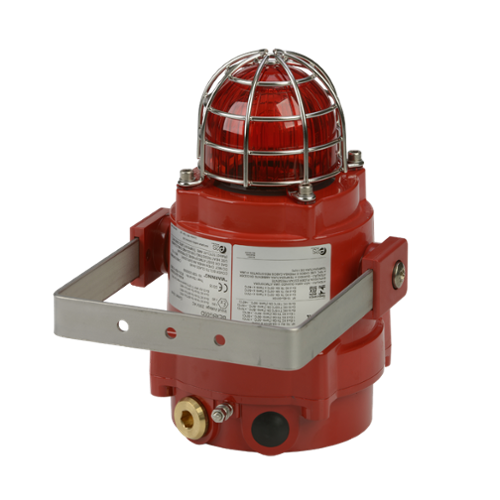 Feu flash Alu ATEX compact 5J 120cd IP66/67 - Optique interchangeable