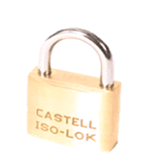 Brass Iso-Lok® padlocks 50 mm body