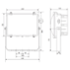 Zones 2 and 22 LED spotlight 100-254 Vac - IP66/67