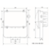 Zones 2 and 22 LED spotlight 100-254 Vac - IP66/67