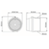 IP65 LED strobe light for Zone 0