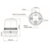 Compact 1J strobe light