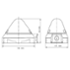 Pyramid-shaped 5J strobe light