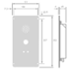 Platine d'appel encastrable IP65